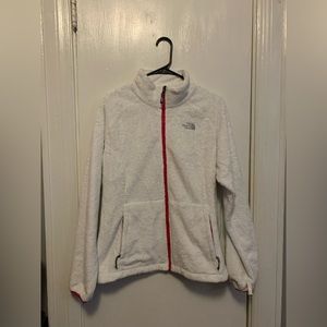 White/Pink Northface jacket